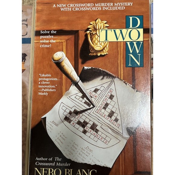 Nero Blanc Books Lot of 7 Crossword books - Picture 10 of 15